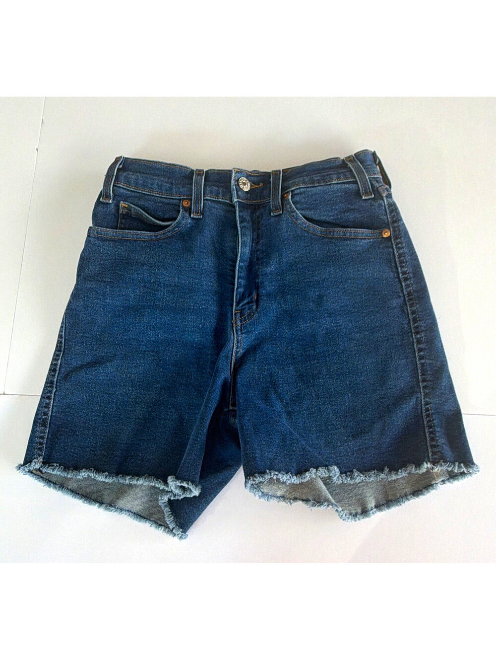 Signature by Levi Strauss & Co. Women’s High-Rise Denim Bermuda Shorts W30 10
